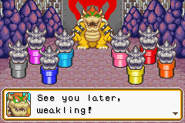 Pipe House MPA Bowser at pipes.png (8 KB) Mario Party Advance screenshot of Bowser saying goodbye to the player's character before they leave the Pipe House