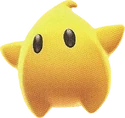 A giant Luma in Super Mario Galaxy 2