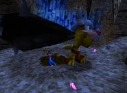 DK64 Screenshot Kristall Kaverne Tiny Kong Bananen 7.png (100 KB) Donkey Kong 64