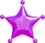 Purple Mini Paint Star