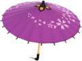 MKT Parasol en papier violet