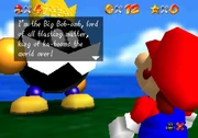 Mario and King Bob-omb.