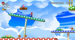 NSMB. U captura de pantalla Goomba Nues