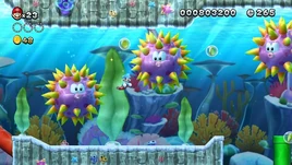 NSMBU Tropical Refresher Screenshot