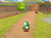 Yoshi Eating Goomba - Super Mario 64 DS