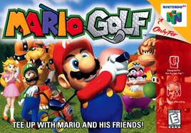 Mario Golf N64 box art