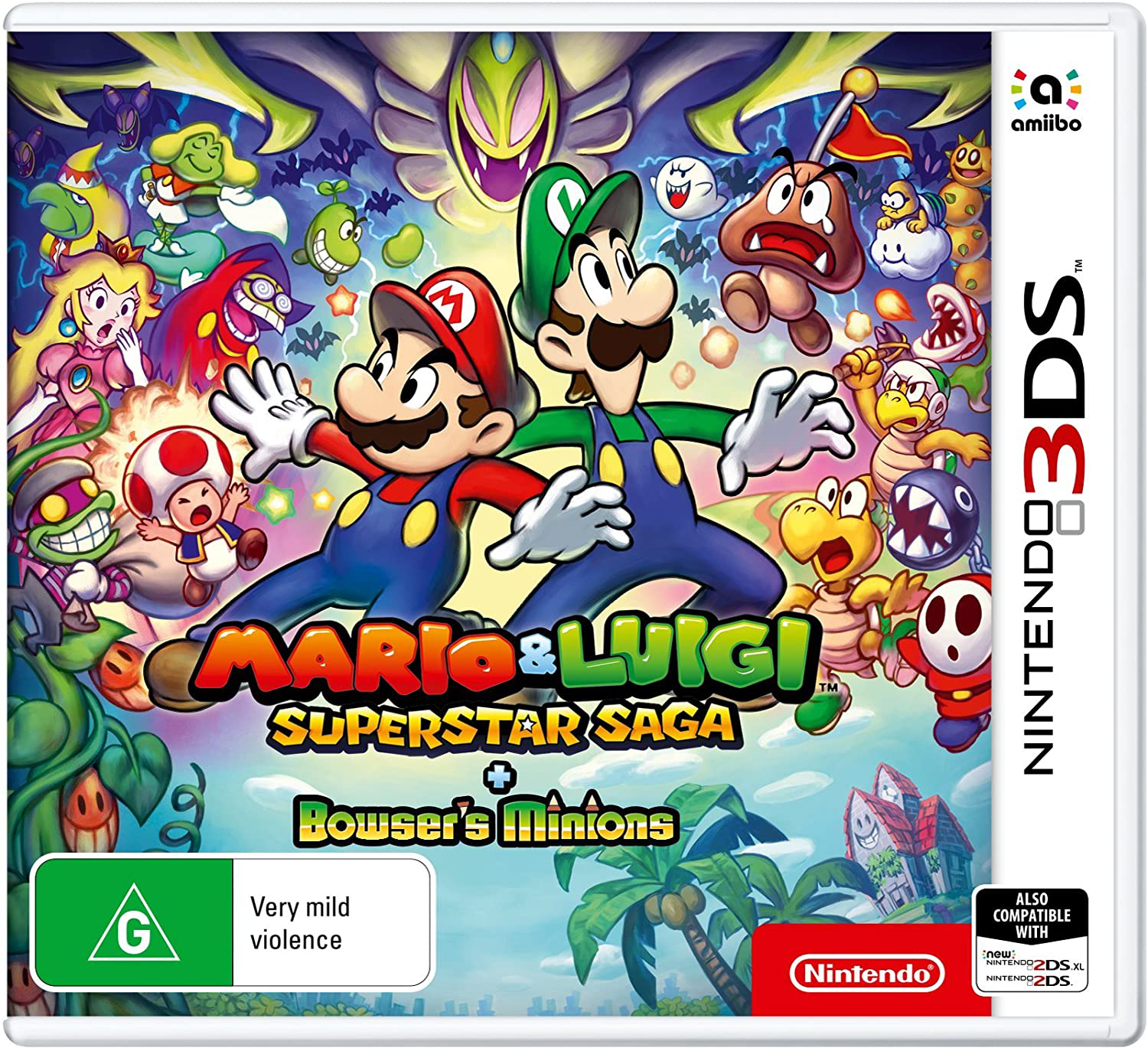 Mario and Luigi: Superstar Saga Plus Bowser's Minions - Nintendo 3DS, Nintendo 3DS