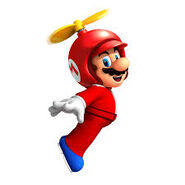 Artwork de Mario Hélice en New Super Mario Bros. Wii