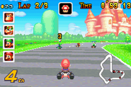 Peach Circuit - Mario Racing - Mario Kart Super Circuit