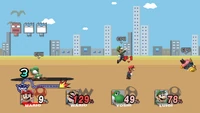 The microgame in Super Smash Bros. Brawl.