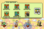 SMA3 Mini Battle Menu.png (5 KB) Yoshi's Island: Super Mario Advance 3 screenshot