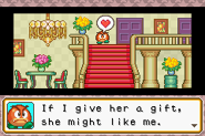 Mario Party Advance screenshot of Goombob in his manor
