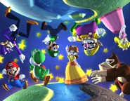 One of the puzzle artworks