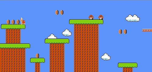 super mario bros nes world 1