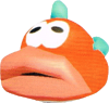 A scarlet Cheep-Cheep in Super Mario Sunshine