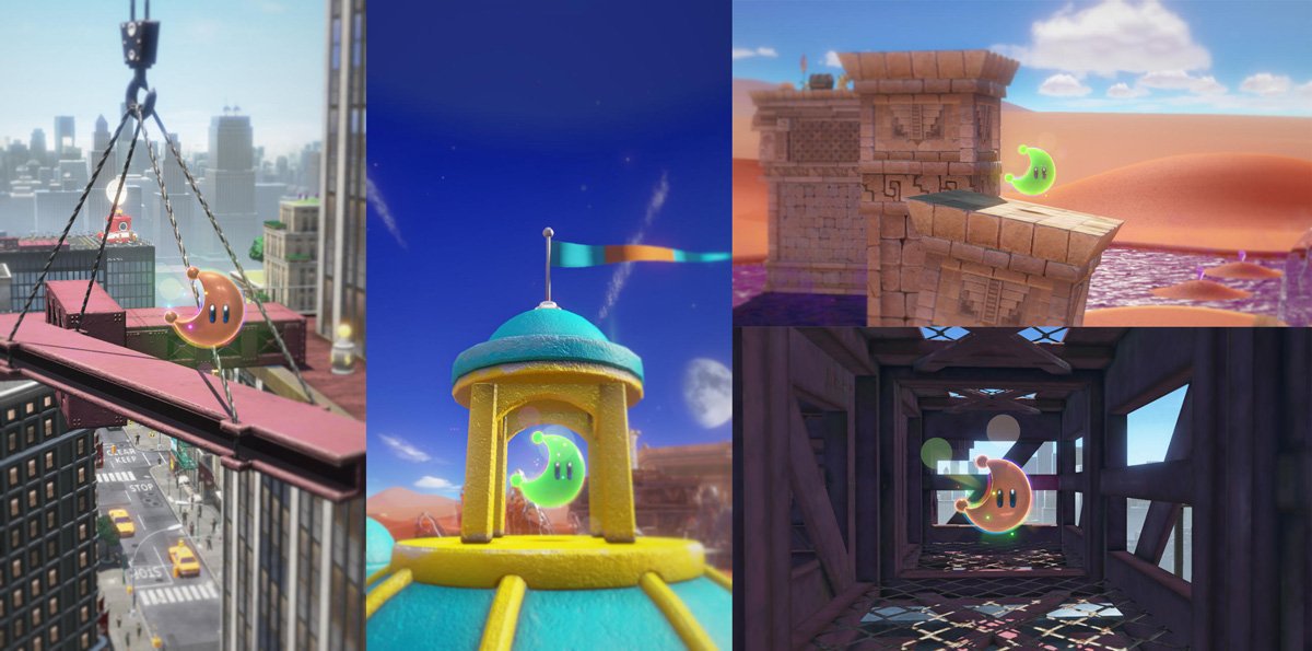Super Mario Odyssey: Wooded Kingdom Power Moon Locations