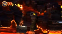 DKCR Screenshot Schmelztiegelhöhle