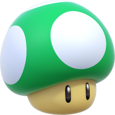 SM3DW 1-Up Mushroom