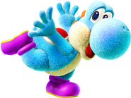 Hellblauer Yoshi