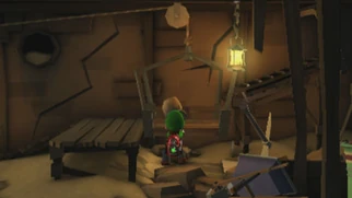 Luigi in the Storm Cellar