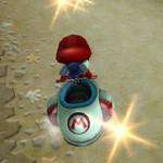 MKW Screenshot Baby Mario Sprungturbo Bike 1