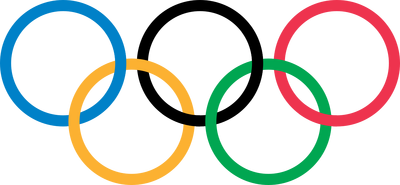 Olympic rings without rims