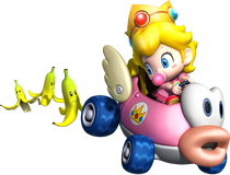 MKWii-BébéPeach-Cheepmobile