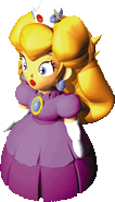 Artwork de Peach en Super Mario RPG: La Leyenda de las Siete Estrellas