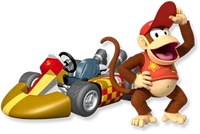 Artwork Diddy Kong MKW