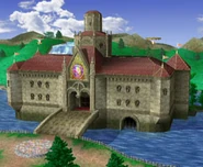 castillo de Peach en Super Smash Bros. Melee