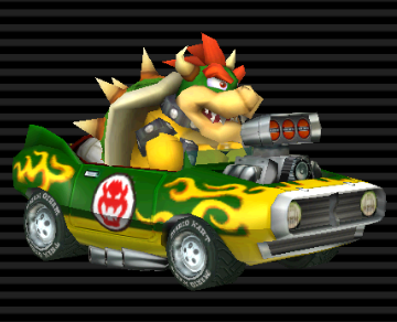 Bowser Mario Kart Wii Sticker - Bowser Mario Kart Wii Flame Flyer -  Discover & Share GIFs