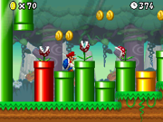  encountering Piranha Plants.