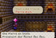 Mario obtenant la Pierre diamant