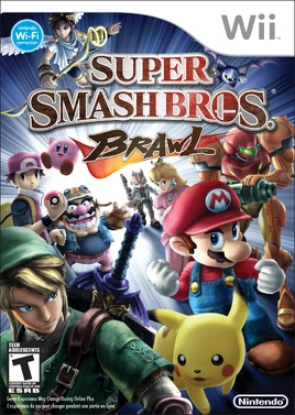 Super Smash Bros Brawl Packshot