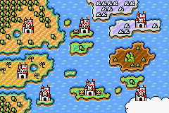 SMB3 Screenshot Pilz-Königreich Karte