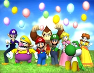 One of the puzzle artworks