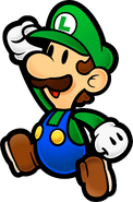 Another artwork of Paper Luigi