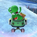 MK8 Screenshot Yoshi Sprungturbo Kart 2