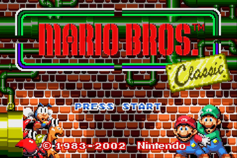 mario brothers classic game