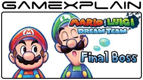 Mario & Luigi Dream Team - Final Boss Battle & Ending (Spoilers!)