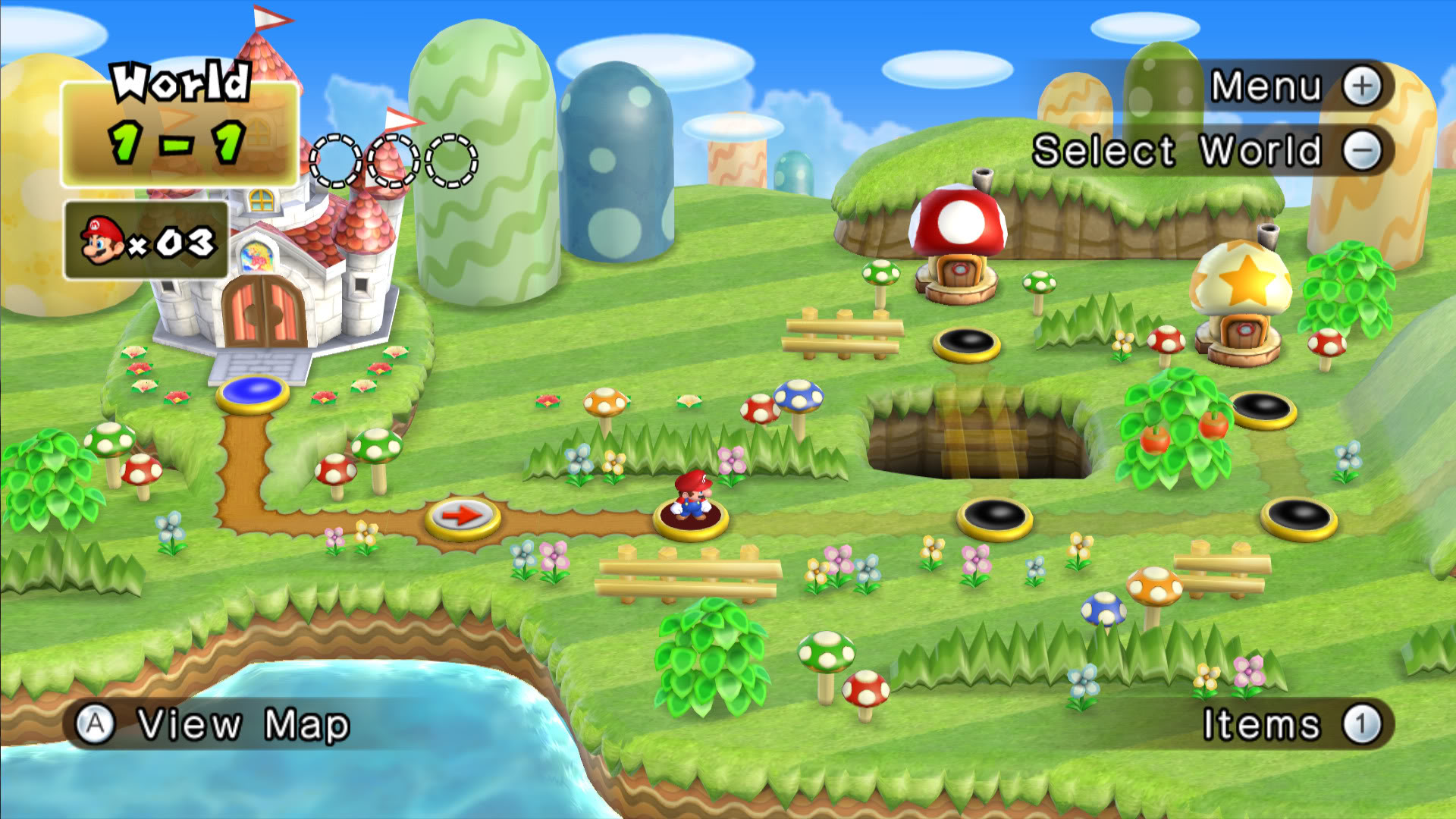 voordat Vluchtig Raap World 1 (New Super Mario Bros. Wii) | MarioWiki | Fandom