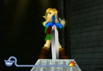 The Legend of Zelda Ocarina of Time – Nintend - Link 5 action-figure  (loose)