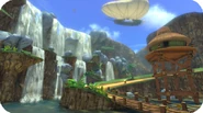 The track as it appears in Mario Kart 8