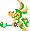Sprite de Lemmy en Super Mario Maker 2 (Estilo Super Mario Bros.).