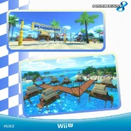 Une capture d'écran du circuit dévoilant le nom de la course