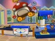 The train bounces its way to the Blue Station.