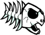 Illustration d'un Ossec pour Super Mario Land 2: 6 Golden Coins