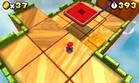 Mario at the start of the level