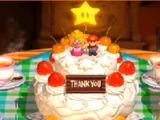Princess Peach's cake