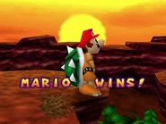 The ending to Tug o' War if the solo player wins in Mario Party